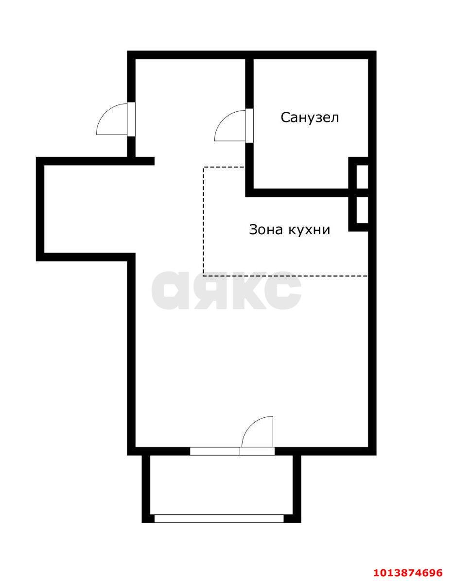 Фото №8: Студия 32 м² - Краснодар, жилой комплекс Новая Португалия, ул. Лиссабонская, 109к20