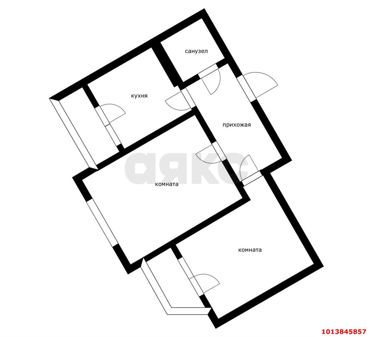 Фото №14: 2-комнатная квартира 56 м² - Краснодар, Юбилейный, ул. Генерала Шифрина, 1