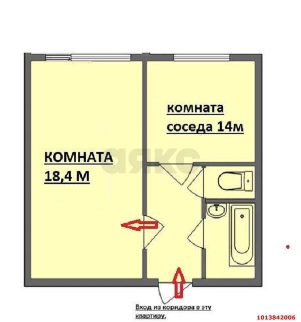 Фото №11: Комната 18 м² - Краснодар, Краевая Клиническая Больница, ул. Российская, 130