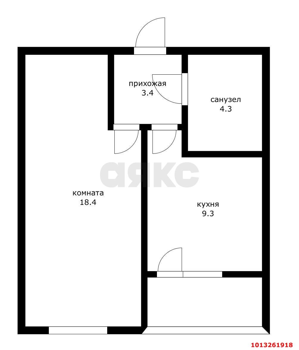 Фото №11: 1-комнатная квартира 36 м² - Краснодар, Славянский, ул. Заполярная, 39лит10