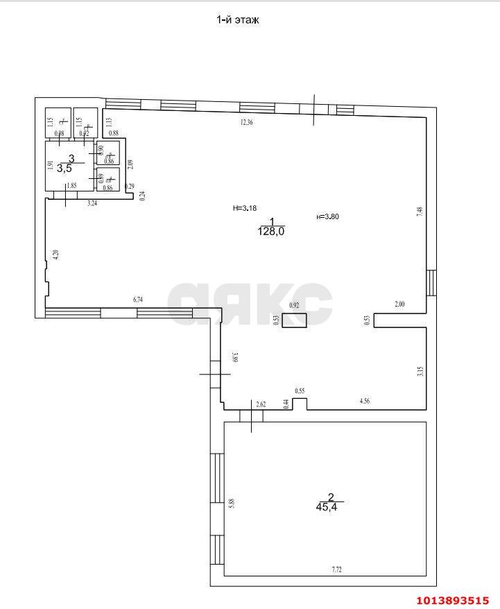 Фото №6: Торговое помещение 181 м² - Краснодар, Центральный, ул. Мира, 28