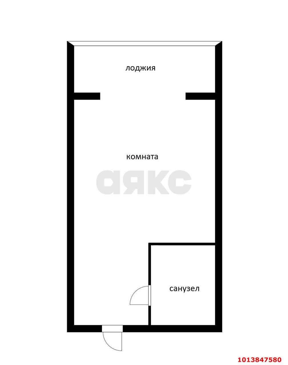 Фото №8: Студия 26 м² - Российский, Прикубанский внутригородской округ, ул. Заводовского, 14