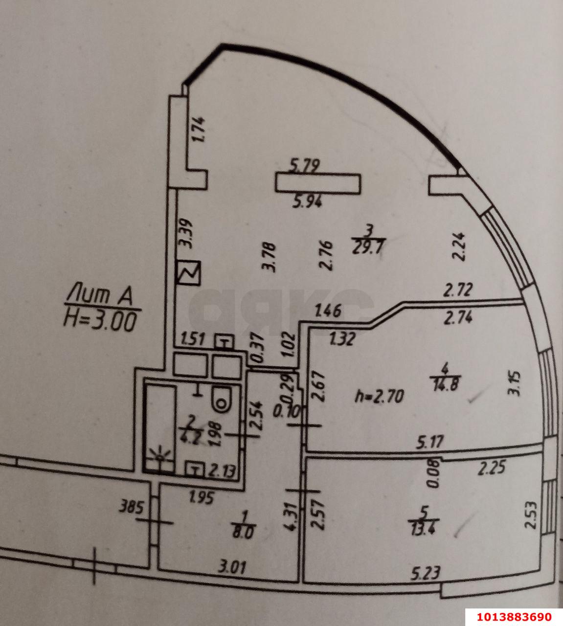 Фото №11: 3-комнатная квартира 80 м² - Краснодар, имени Петра Метальникова, ул. Цезаря Куникова, 24к1