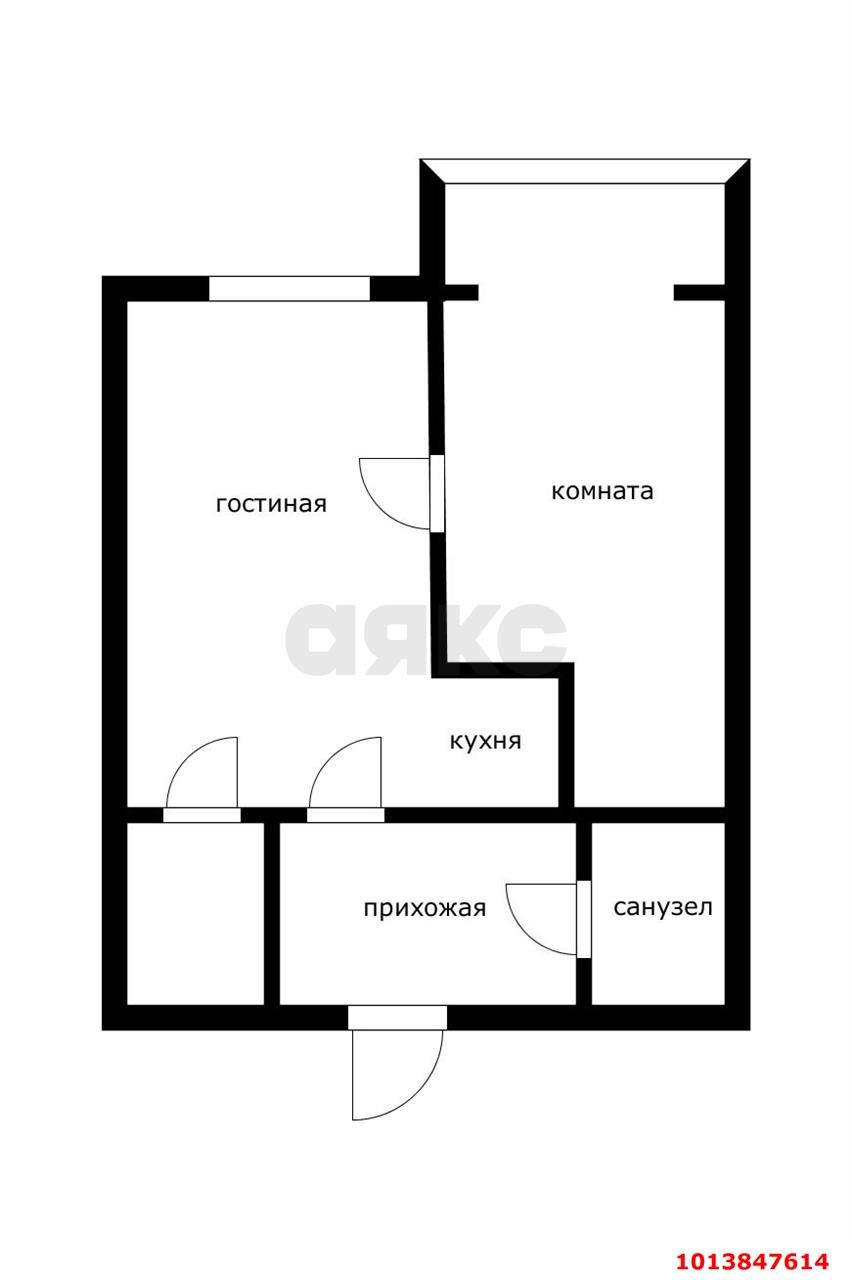 Фото №16: 1-комнатная квартира 43 м² - Краснодар, жилой комплекс Кремлёвские Ворота, ул. Кореновская, 2к4