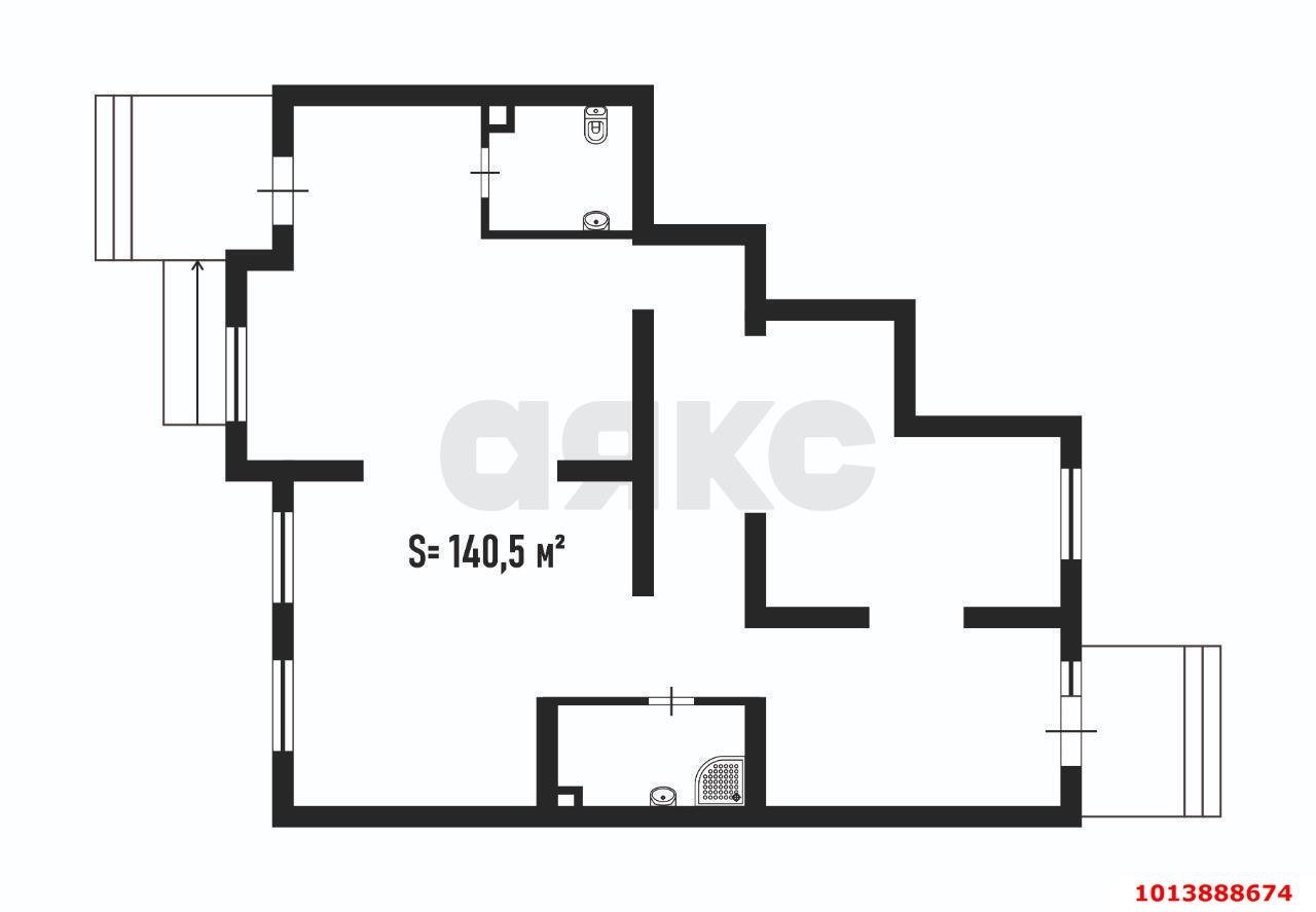 Фото №6: Торговое помещение 141 м² - Краснодар, Губернский, ул. имени Героя Георгия Бочарникова, 14