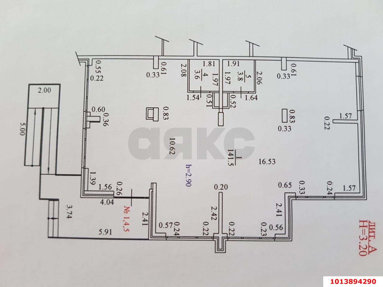 Фото №5: Торговое помещение 149 м² - Краснодар, жилой комплекс Екатеринодар, пр-кт Константина Образцова