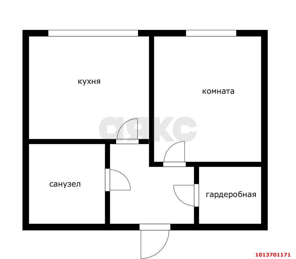 Фото №7: 1-комнатная квартира 42 м² - Российский, Прикубанский внутригородской округ, ул. Тверская, 21