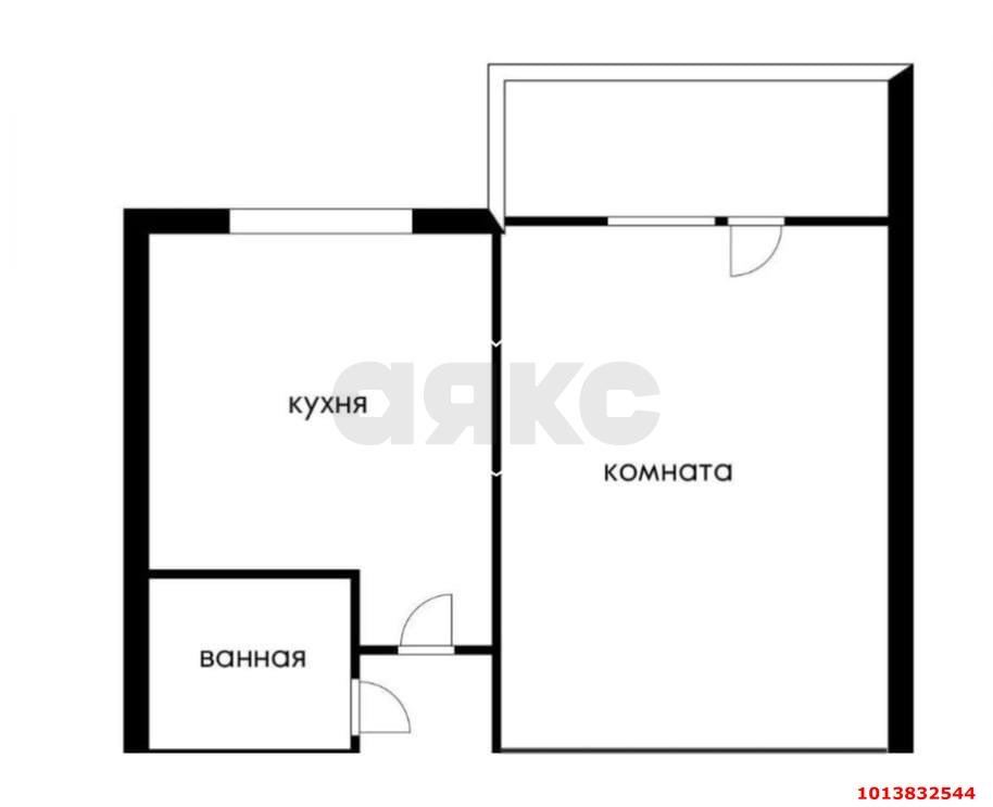 Фото №16: 1-комнатная квартира 31 м² - Краснодар, Юбилейный, пр-кт Чекистов, 3