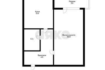 Фото №2: 1-комнатная квартира 41 м² - Краснодар, мкр. жилой комплекс Лиговский, ул. Героя Пешкова, 3