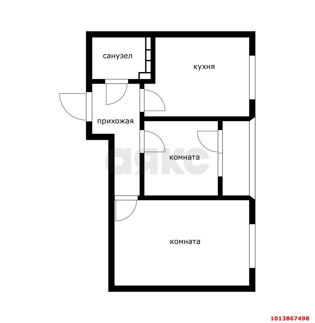 Фото №5: 2-комнатная квартира 47 м² - Краснодар, жилой комплекс Архитектор, ул. Наставников, 12