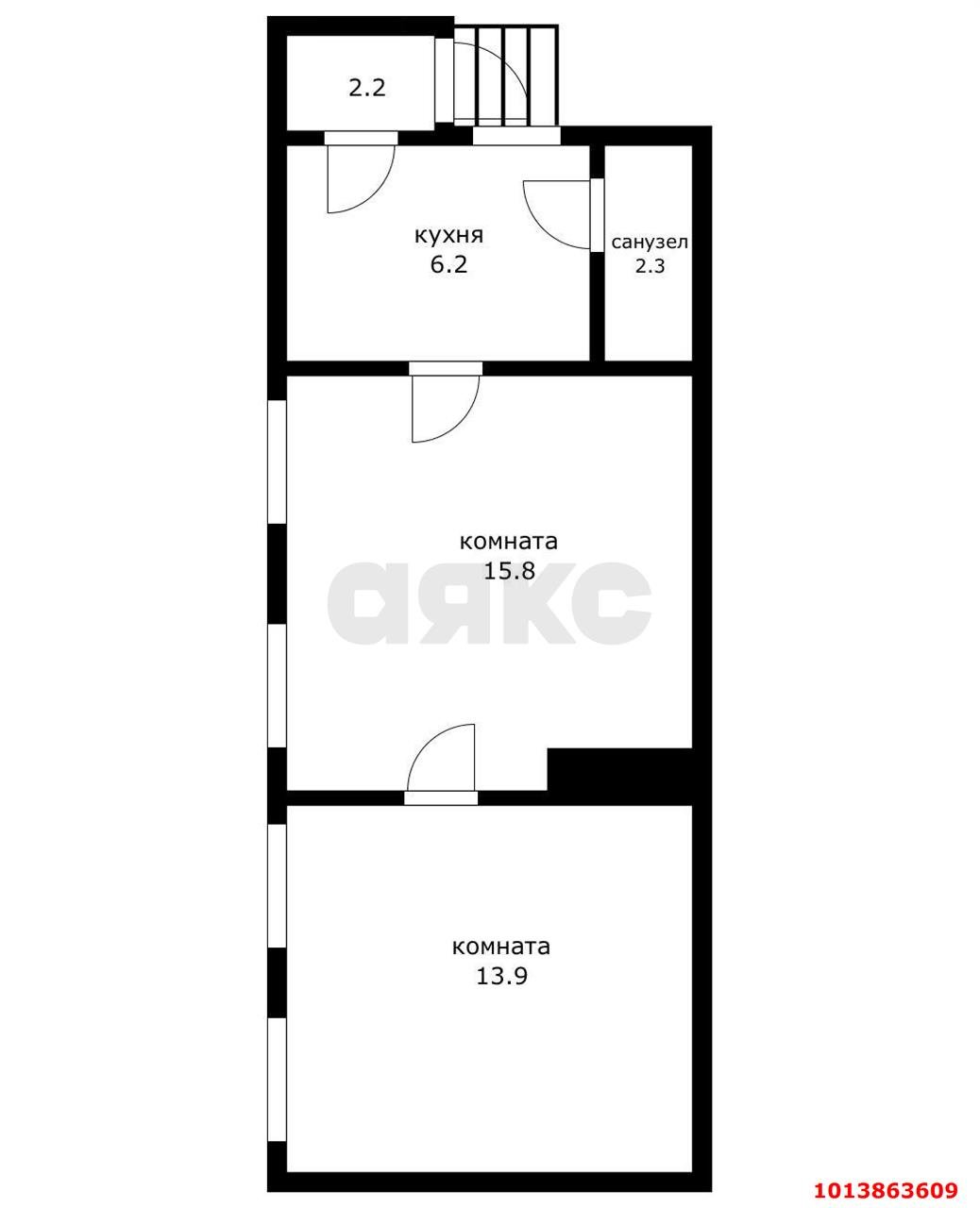 Фото №8: 2-комнатная квартира 40 м² - Краснодар, Центральный, ул. Коммунаров, 118