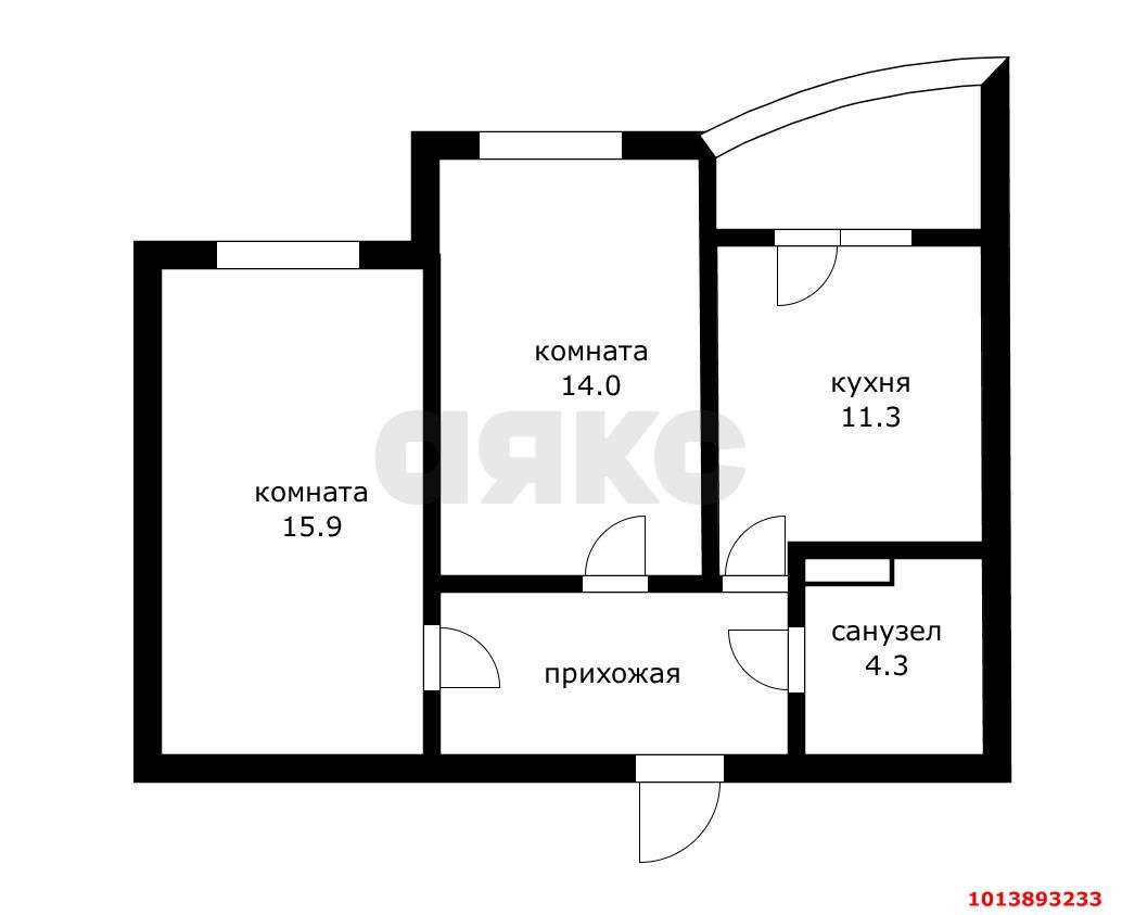 Фото №16: 2-комнатная квартира 60 м² - Краснодар, жилой комплекс Red777, ул. Адмирала Крузенштерна, 5/2