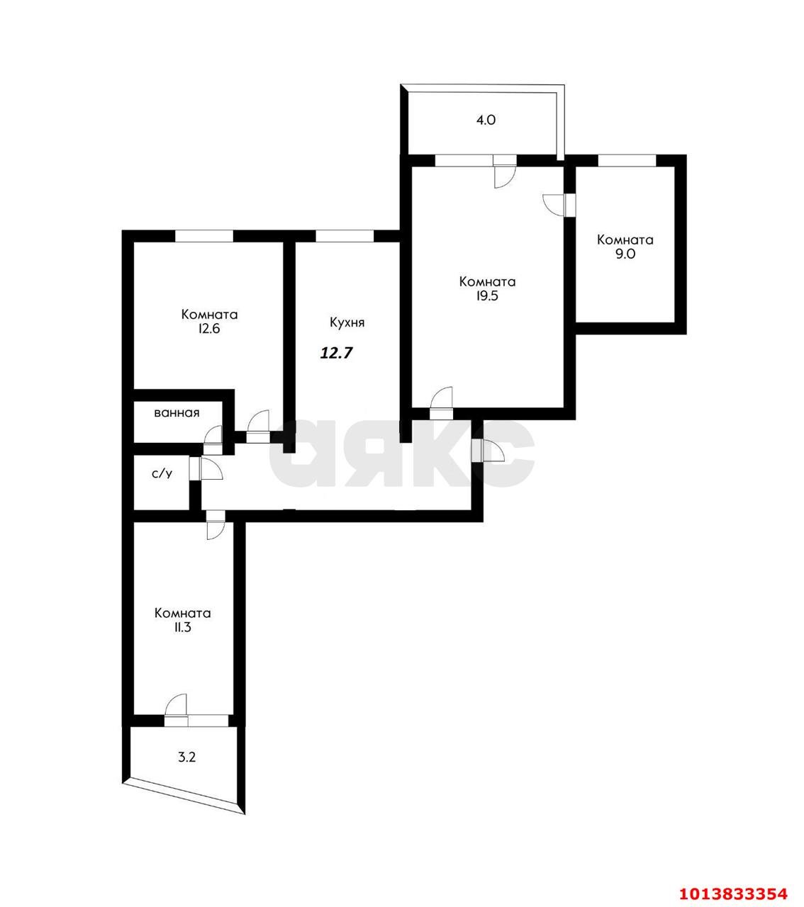 Фото №19: 4-комнатная квартира 75 м² - Краснодар, Юбилейный, ул. 70-летия Октября, 24