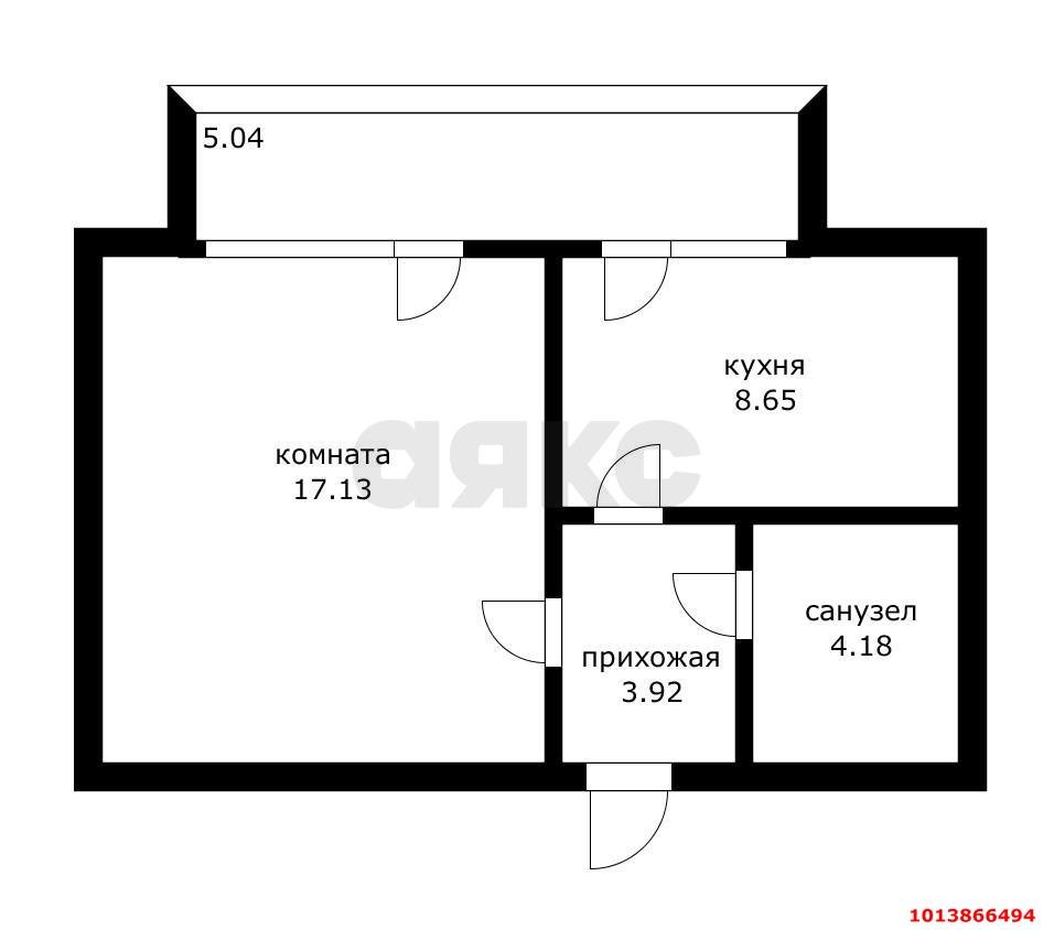 Фото №17: 1-комнатная квартира 38 м² - Краснодар, Калинино, ул. Вологодская, 3