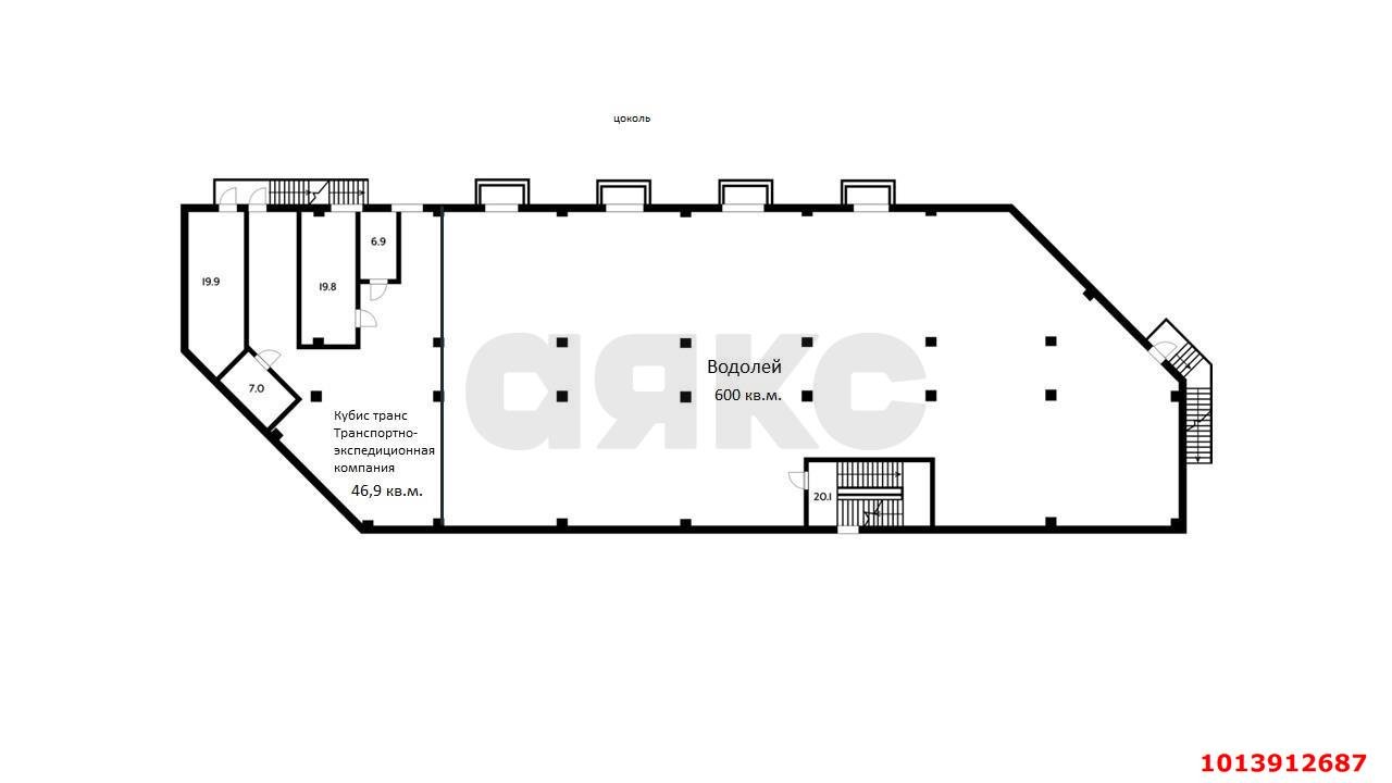 Фото №5: Торговое помещение 600 м² - Краснодар, жилой комплекс Любимый Дом, ул. Московская, 137