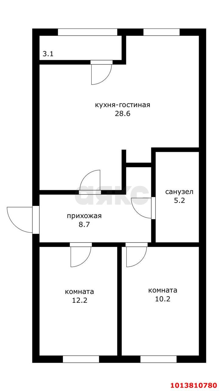 Фото №11: 2-комнатная квартира 64 м² - Энем, пер. Ильницкого, 2