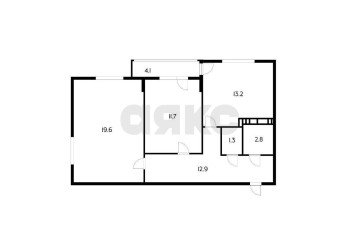 Фото №5: 2-комнатная квартира 61 м² - Краснодар, мкр. жилой комплекс Лиговский, ул. Героя Пешкова, 7