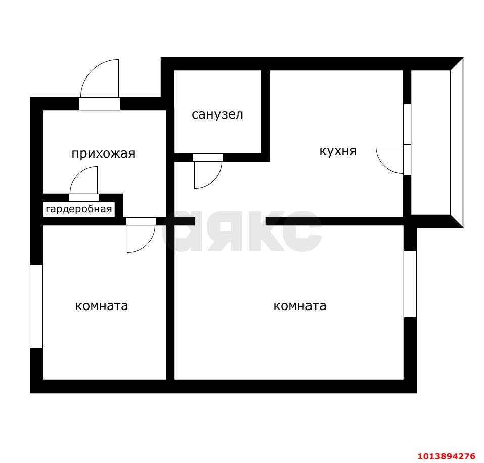 Фото №9: 2-комнатная квартира 60 м² - Краснодар, Фестивальный, ул. Атарбекова, 5/1