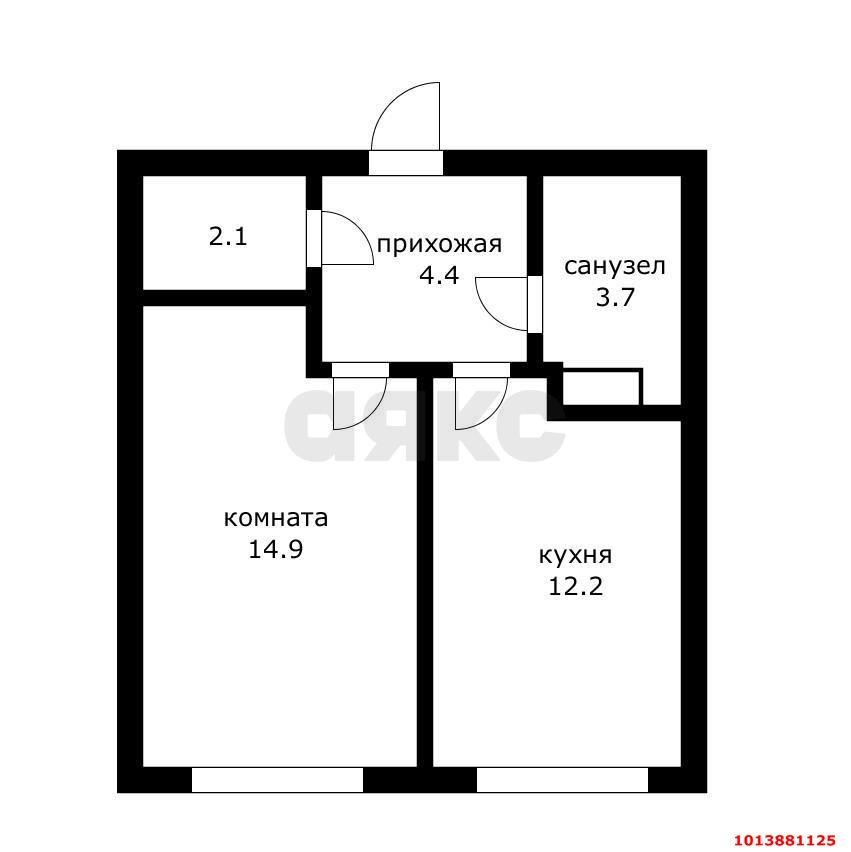 Фото №10: 1-комнатная квартира 37 м² - Краснодар, жилой комплекс Самолёт, ул. Западный Обход, 39/2к6