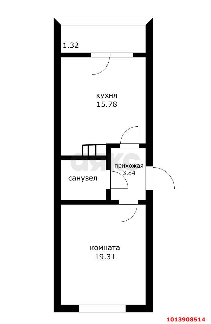 Фото №8: 1-комнатная квартира 43 м² - Краснодар, Камвольно-суконный Комбинат, ул. Магистральная, 11