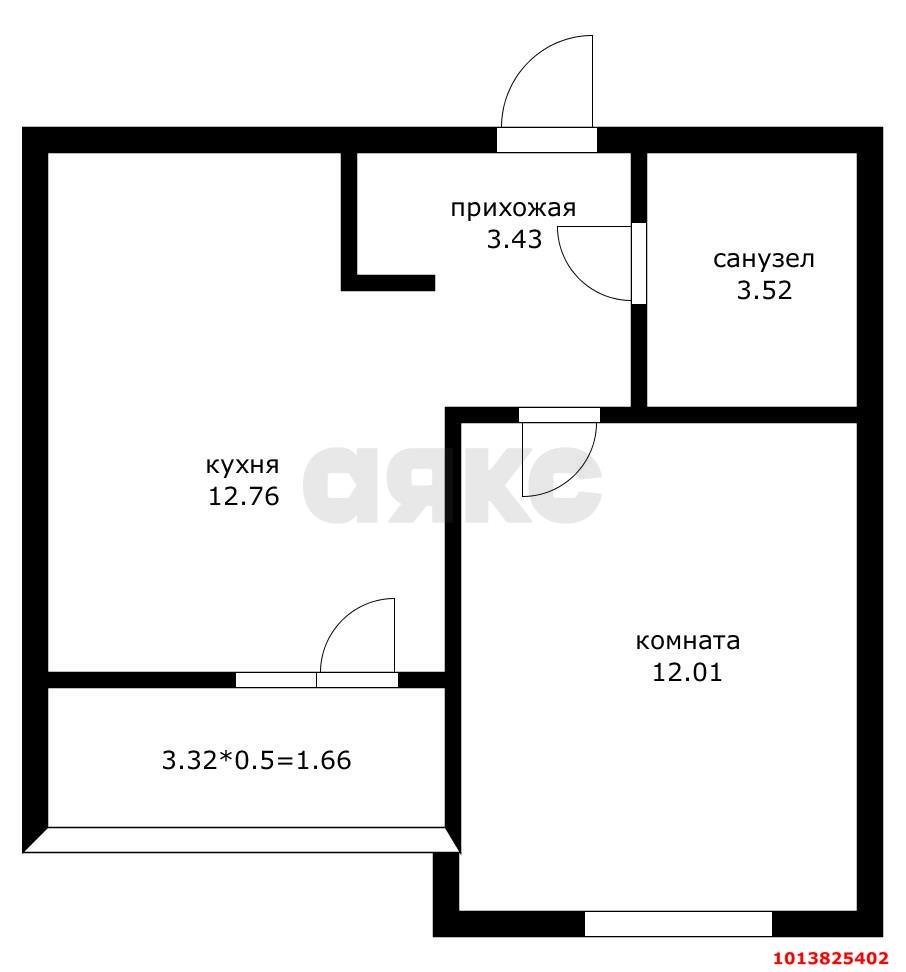 Фото №18: 1-комнатная квартира 35 м² - Краснодар, жилой комплекс Облака, ул. имени Генерала Корнилова, 9к3