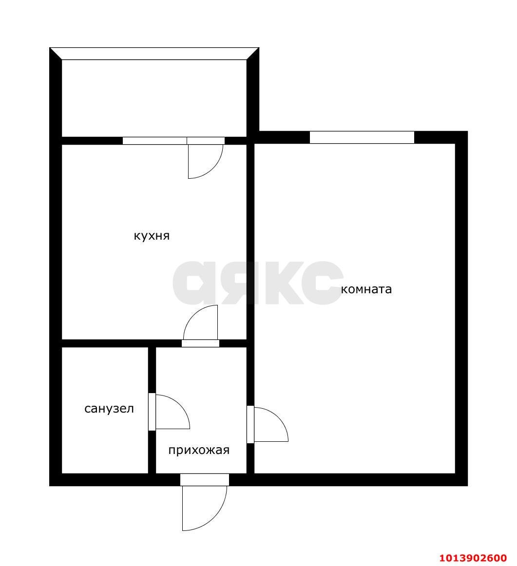 Фото №12: 1-комнатная квартира 40 м² - Краснодар, Восточно-Кругликовский, ул. Героя А.А. Аверкиева, 14