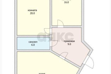 Фото №5: 2-комнатная квартира 62 м² - Краснодар, мкр. Музыкальный, ул. Ахтарская