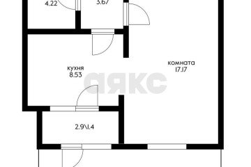 Фото №3: 1-комнатная квартира 47 м² - Краснодар, мкр. жилой комплекс Новелла, ул. Питерская, 40