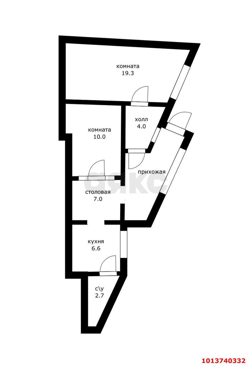 Фото №9: 2-комнатная квартира 59 м² - Краснодар, Центральный, ул. Ленина