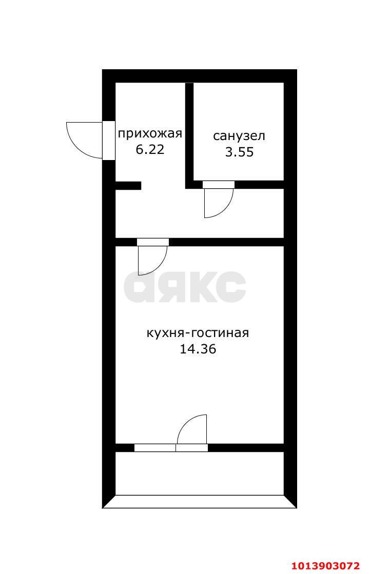 Фото №7: Студия 25 м² - Краснодарский, жилой комплекс Параллели, 66к2