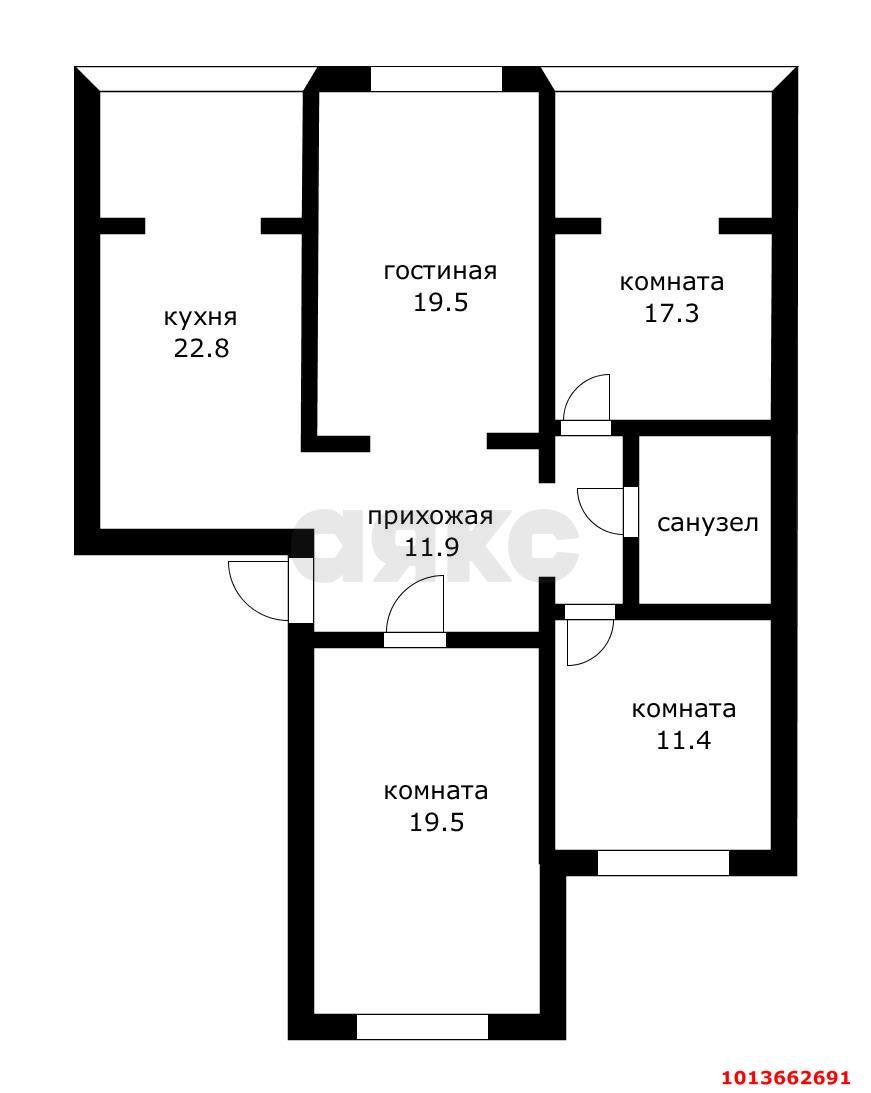 Фото №30: 3-комнатная квартира 108 м² - Краснодар, Юбилейный, ул. 70-летия Октября, 26