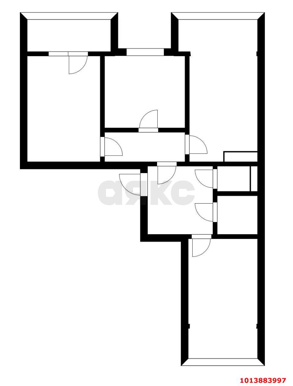 Фото №19: 3-комнатная квартира 90 м² - Краснодар, Солнечный, ул. имени Симиренко, 71