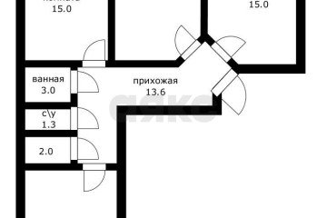 Фото №1: 3-комнатная квартира 100 м² - Краснодар, мкр. жилой комплекс Севастопольский, ул. имени Жлобы, 137