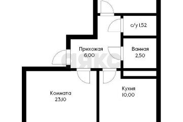 Фото №4: 2-комнатная квартира 54 м² - Новая Адыгея, мкр. жилой комплекс Мега-Победа, ул. Береговая, 3к13