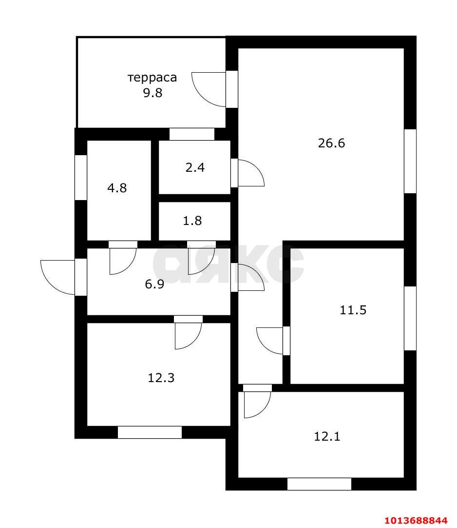 Фото №14: Дом 88 м² + 4 сот. - Кубанская Нива-2, Прикубанский внутригородской округ, ул. Садовая, 18