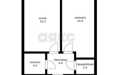 Фото №1: 1-комнатная квартира 44 м² - Новая Адыгея, мкр. жилой комплекс Мега-Победа 2, ул. Песочная, 1к3