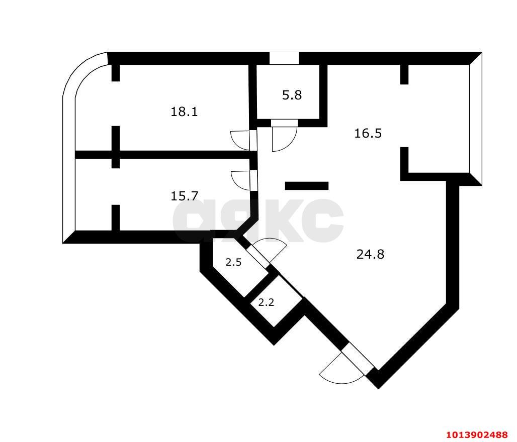 Фото №35: 3-комнатная квартира 125 м² - Краснодар, Юбилейный, б-р Клары Лучко, 14к1