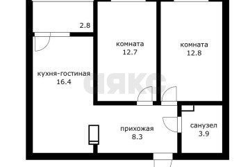 Фото №5: 2-комнатная квартира 56 м² - Краснодар, мкр. жилой комплекс Самолёт-5, ул. Константина Гондаря, 105