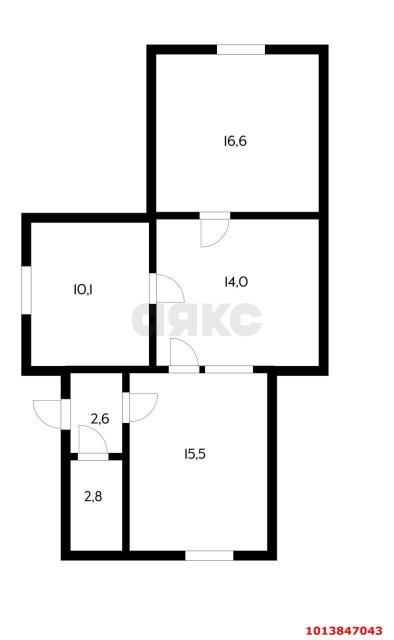 Фото №1: Часть дома 61 м² + 3.67 сот. - Чебургольская, ул. Молодёжная, 9