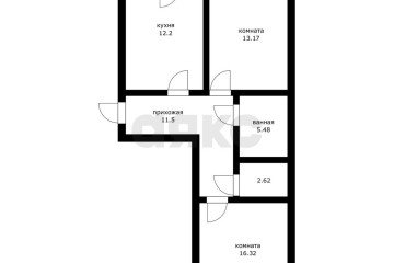 Фото №3: 2-комнатная квартира 61 м² - Краснодар, мкр. жилой комплекс Сердце, 