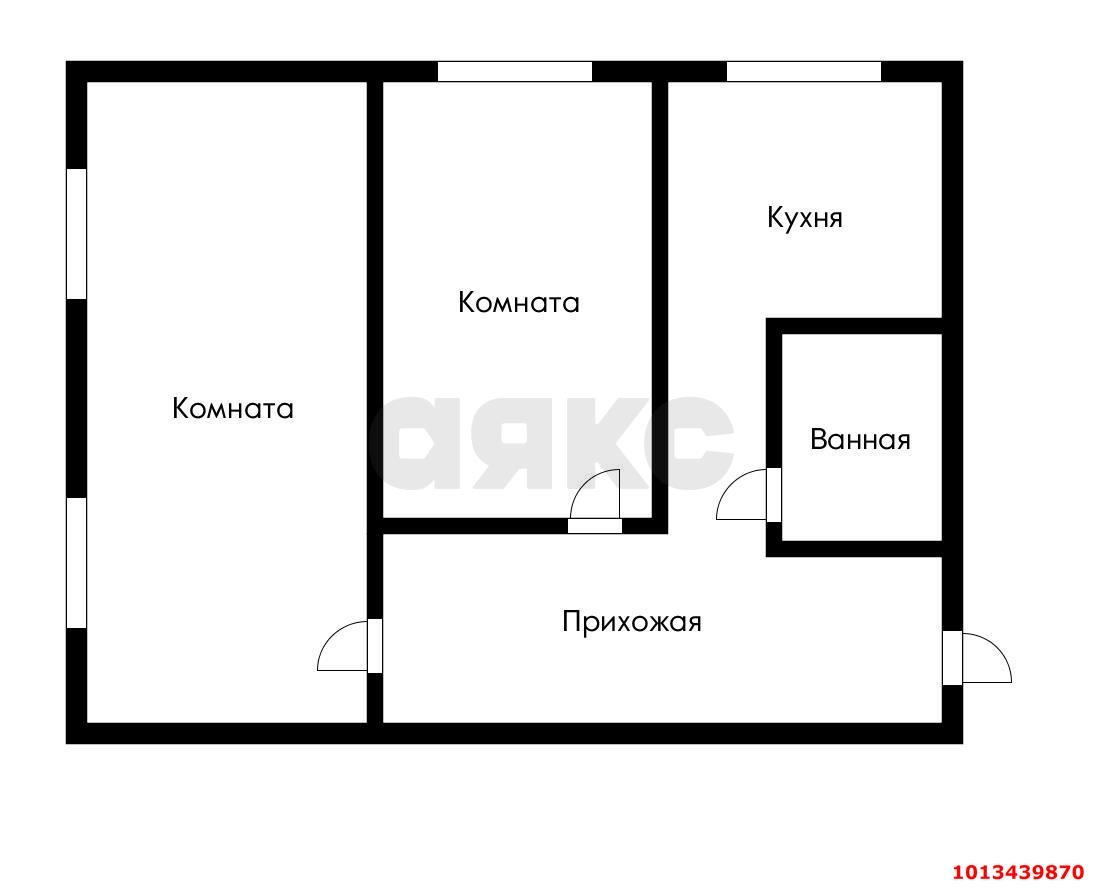 Фото №15: 2-комнатная квартира 42 м² - Краснодар, 9-й километр, пр-д Полевой, 17