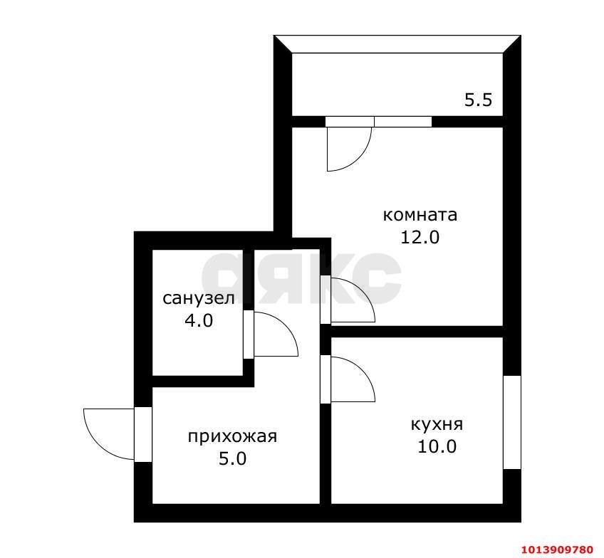 Фото №14: 1-комнатная квартира 35 м² - Краснодар, Светлоград, ул. Красных Партизан, 1/4к3