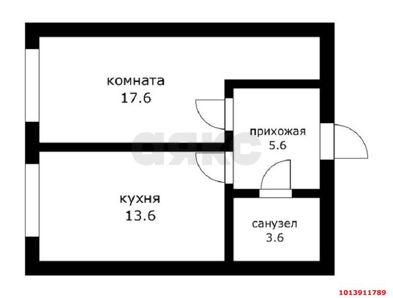 Фото №11: 1-комнатная квартира 40 м² - Краснодар, Калинино, ул. Кадетская, 8к4