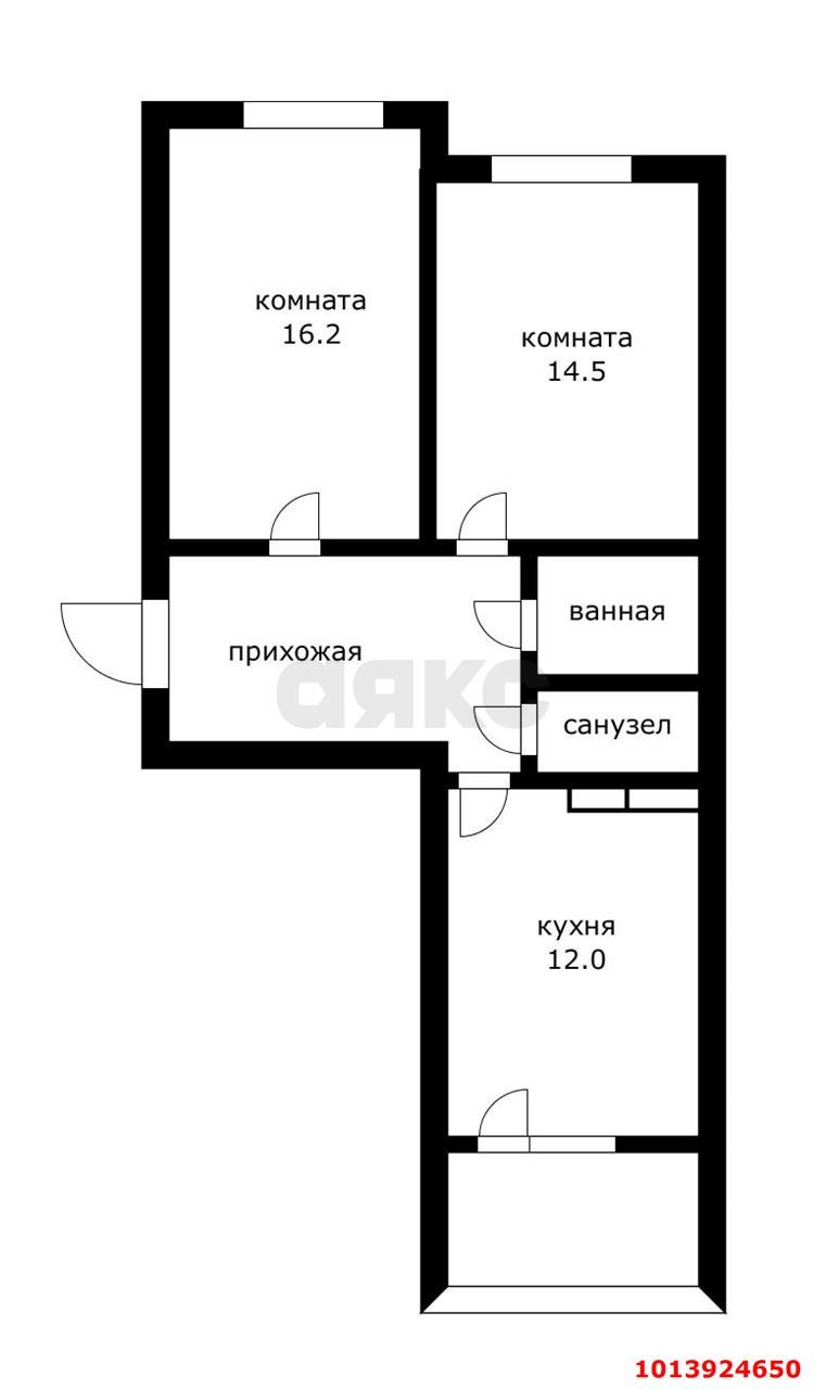 Фото №2: 2-комнатная квартира 61 м² - Краснодар, Юбилейный, ул. Генерала Шифрина, 5