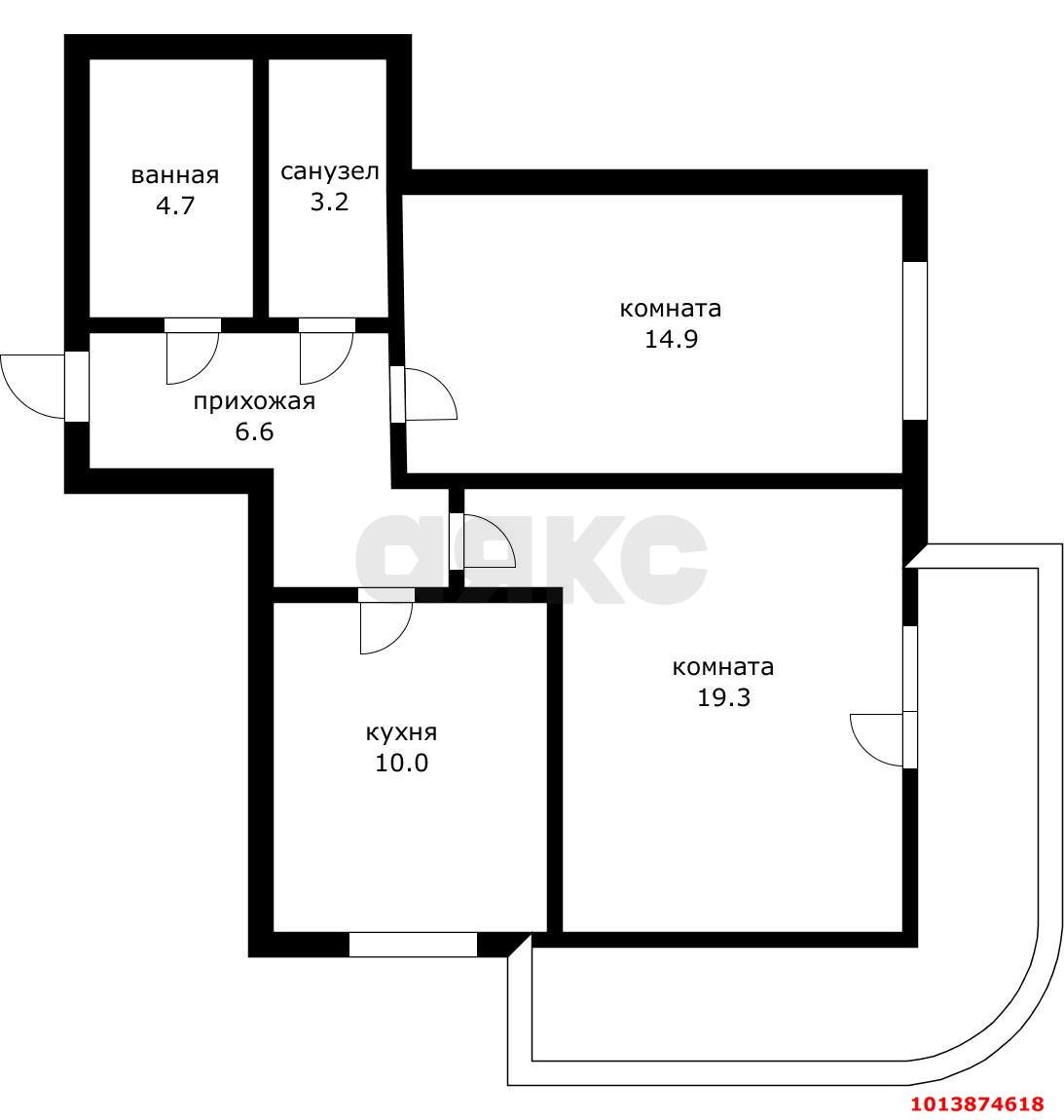 Фото №10: 2-комнатная квартира 61 м² - Краснодар, Восточно-Кругликовский, ул. имени 40-летия Победы, 97/2