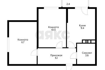 Фото №3: 2-комнатная квартира 44 м² - Краснодар, мкр. жилой комплекс Спортивная Деревня, ул. Западный Обход, 42к7