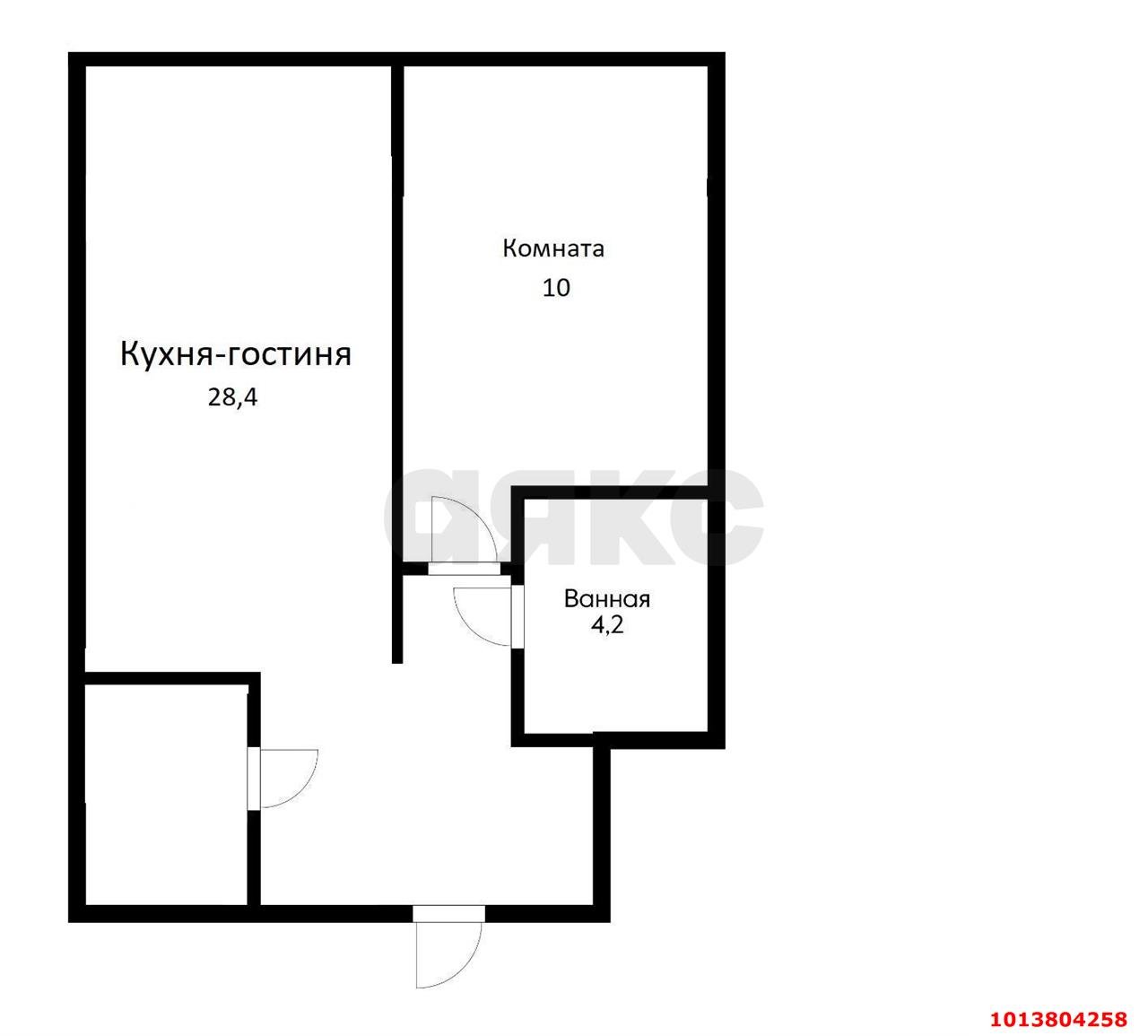 Фото №16: 1-комнатная квартира 41 м² - Краснодар, Фестивальный, ул. Круговая, 4/1