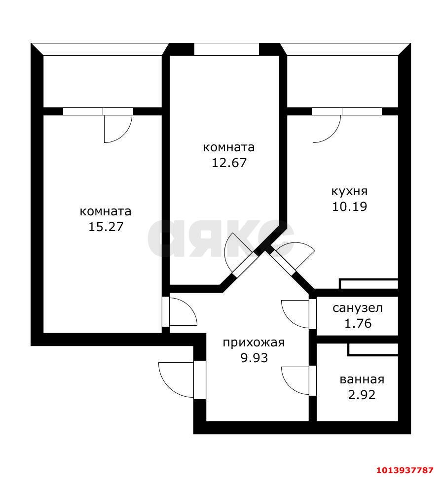 Фото №10: 2-комнатная квартира 56 м² - Краснодар, 6-й квартал, 