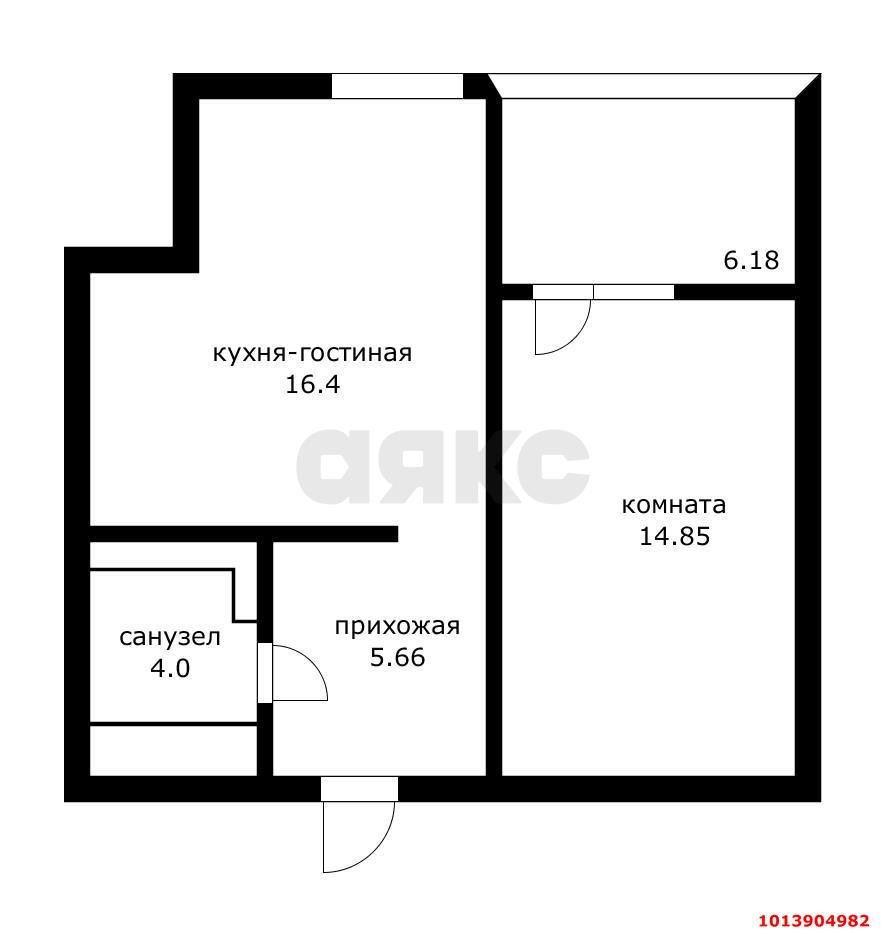 Фото №10: 2-комнатная квартира 47 м² - Краснодар, квартал Доброта, 