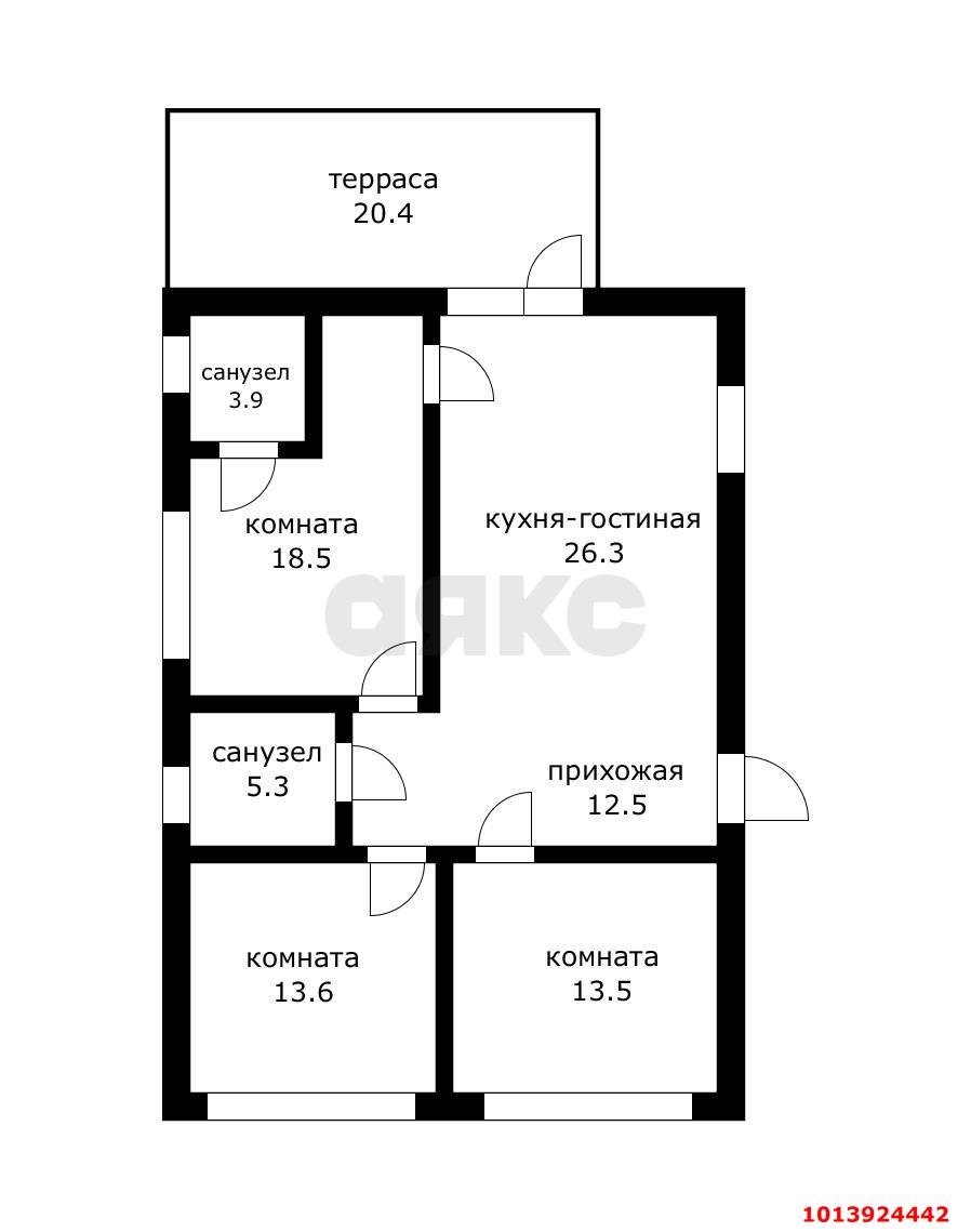 Фото №16: Дом 120 м² + 4 сот. - Аэропорт, Прикубанский внутригородской округ, ул. Офицерская, 30